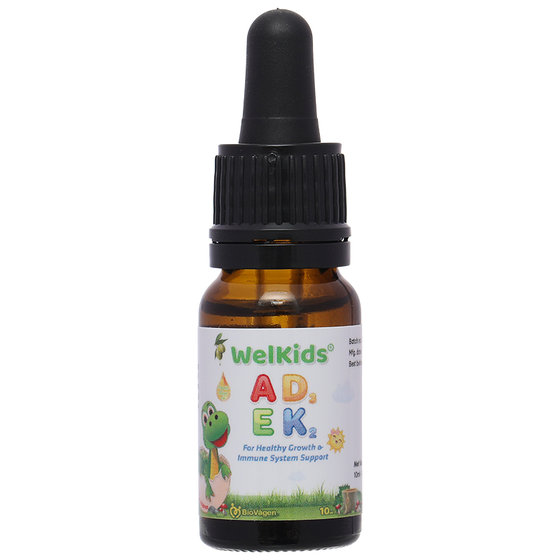 Welkids ADEK hỗ trợ tăng cường sức khỏe cho trẻ em chai 10ml - 9